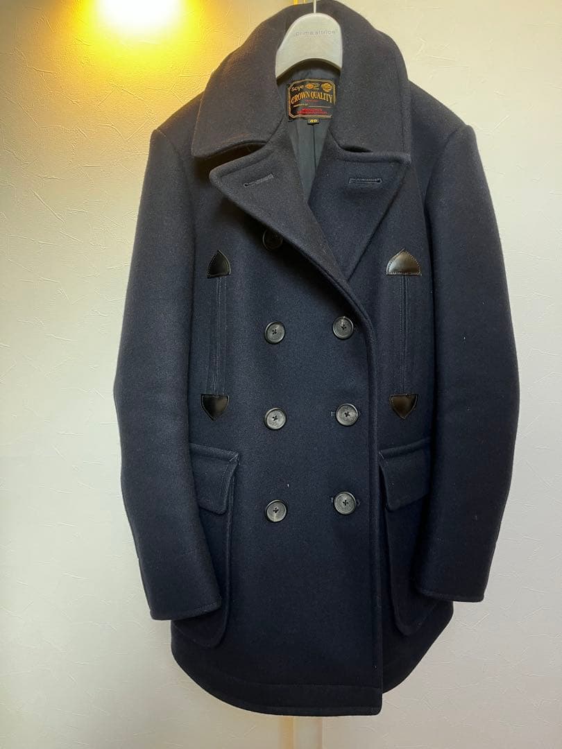 美品◾️CROWN QUALITYビームスコラボ◾️メンズピーコート