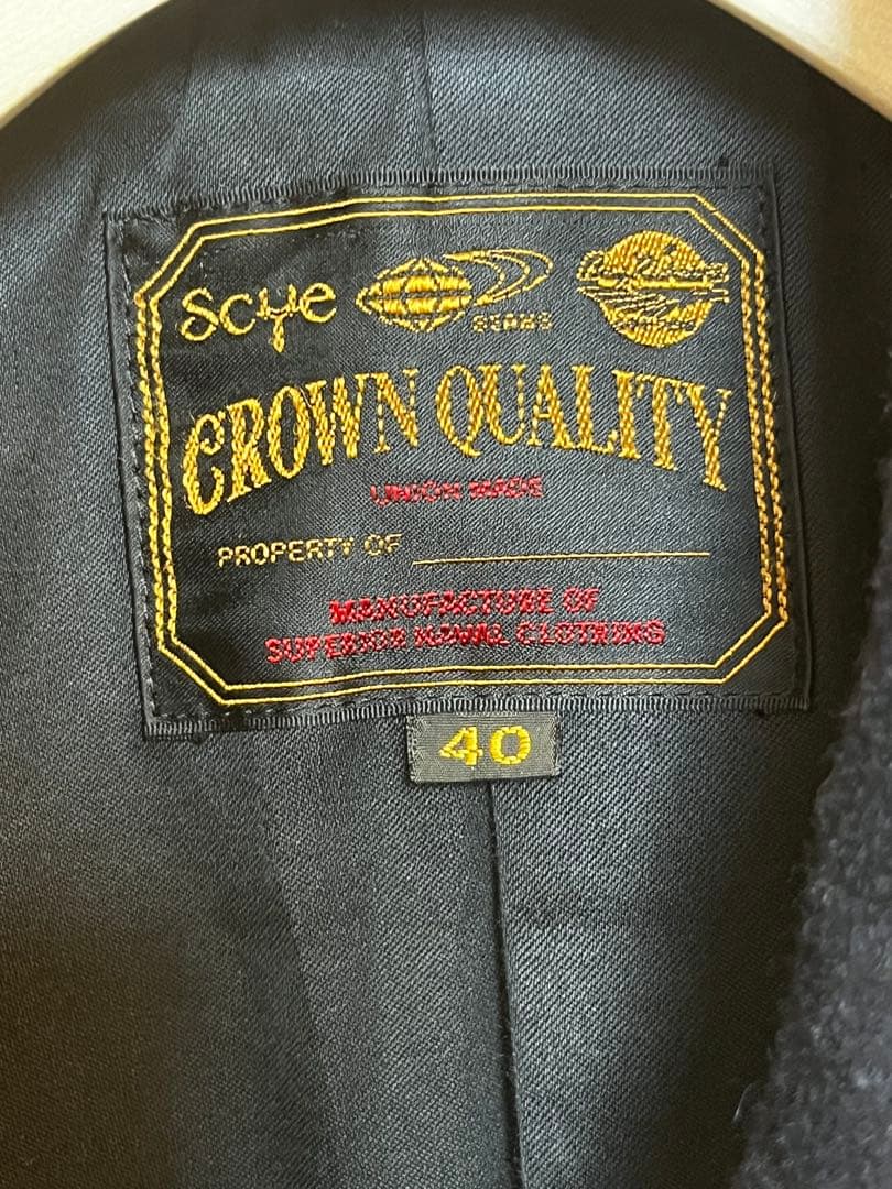 美品◾️CROWN QUALITYビームスコラボ◾️メンズピーコート