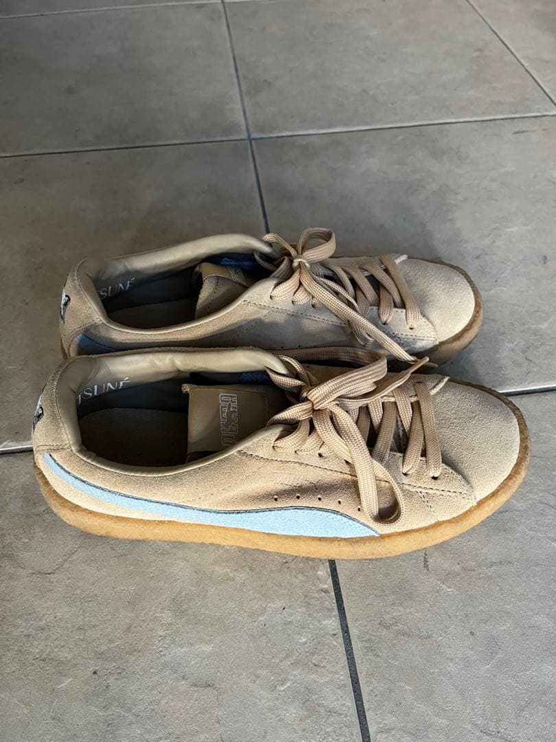 PUMA × Maison Kitsune スエードスニーカー