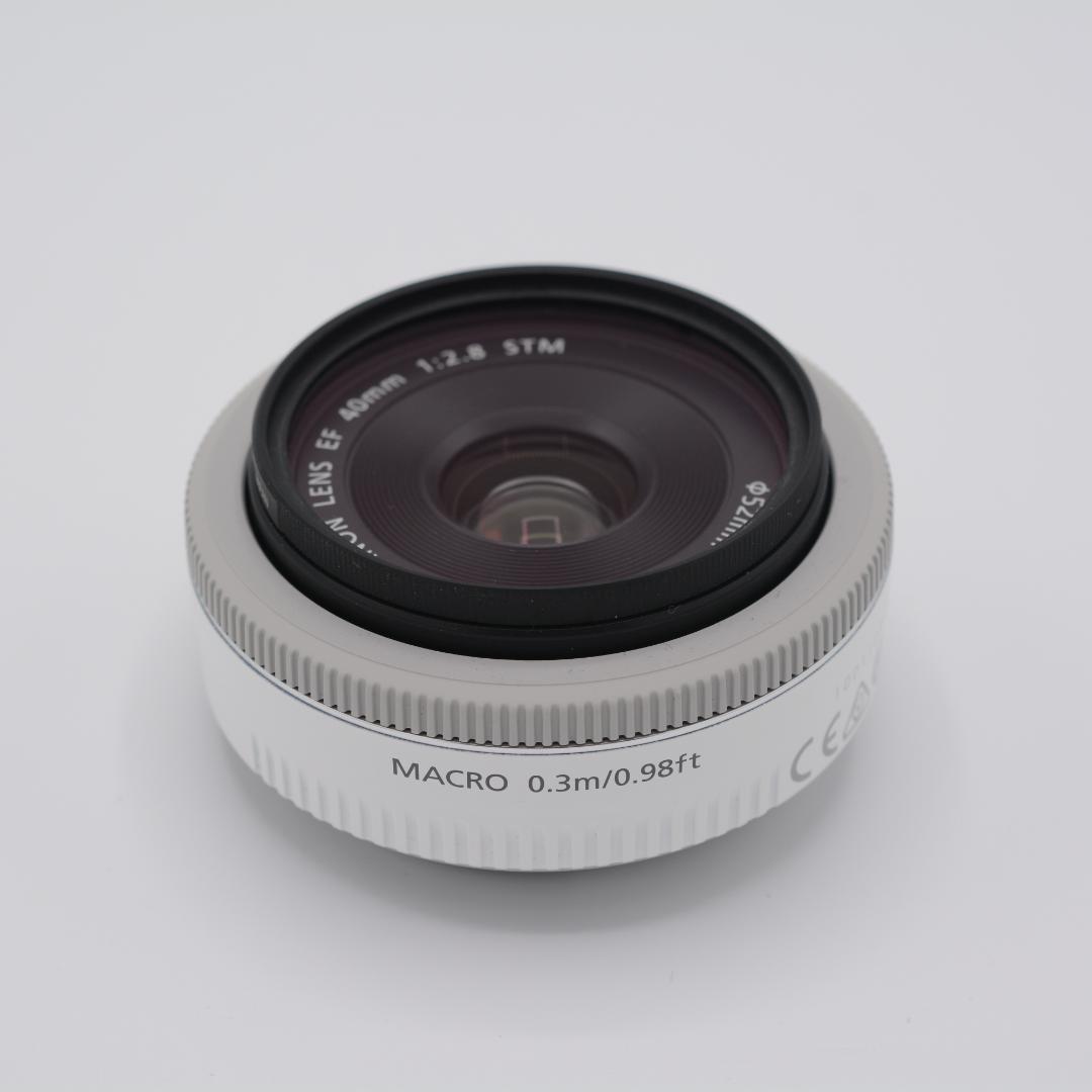 ❤️キャノン Canon EF 40mm F2.8 STM❤️希少ホワイト