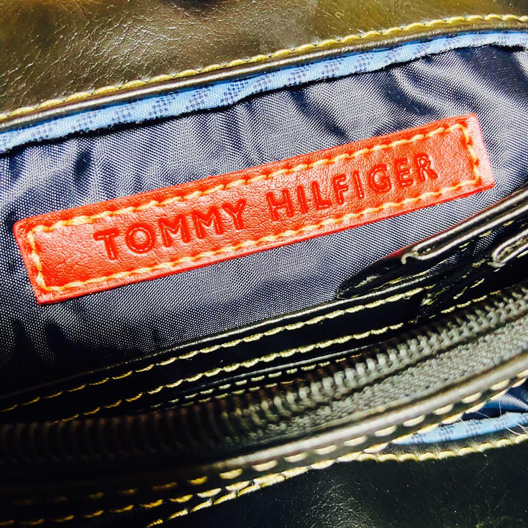  ✨トミーヒルフィガー✨ツイード✨トートバッグ✨肩がけ