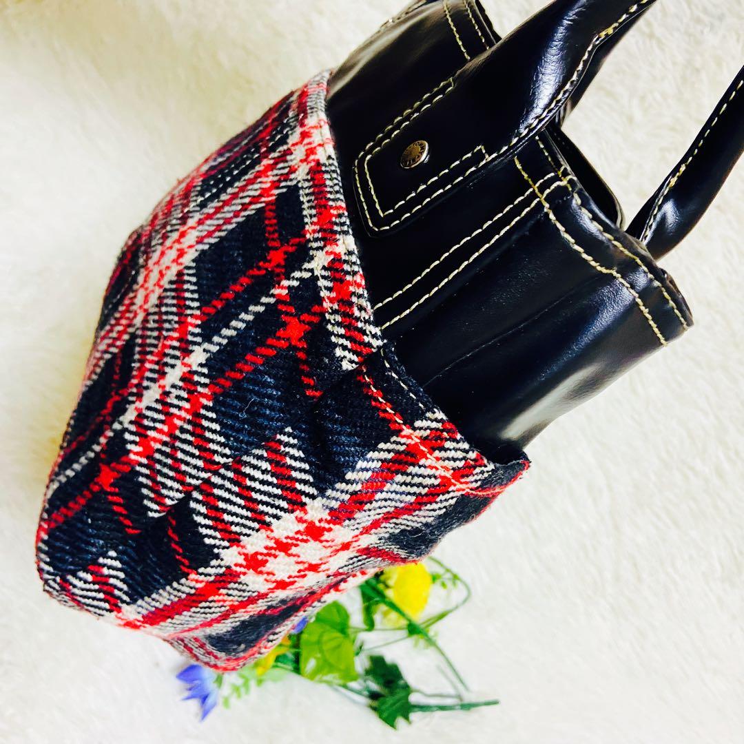  ✨トミーヒルフィガー✨ツイード✨トートバッグ✨肩がけ