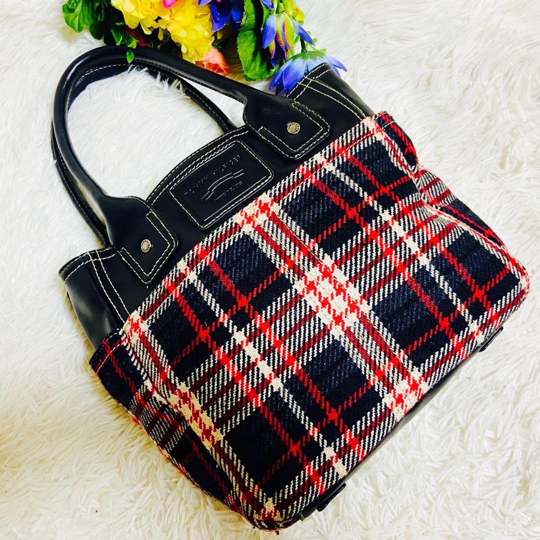  ✨トミーヒルフィガー✨ツイード✨トートバッグ✨肩がけ