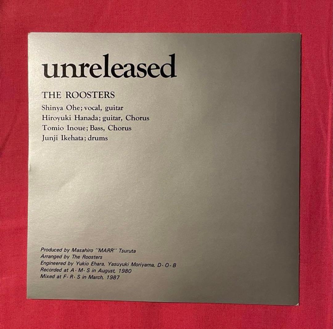 【THE ROOSTERS ルースターズ アンリリースド 未発表作品集 帯付】