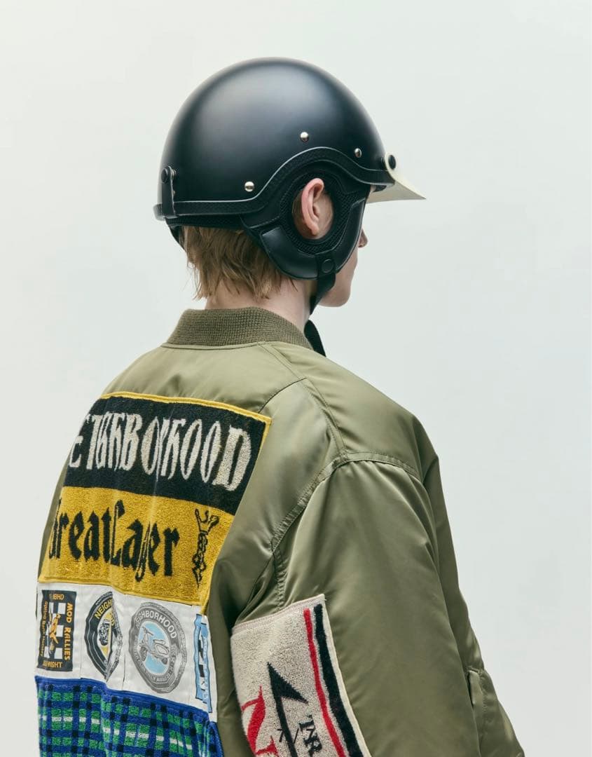 NEIGHBORHOOD HALF HELMET ブラック　アルマジロ　25AW