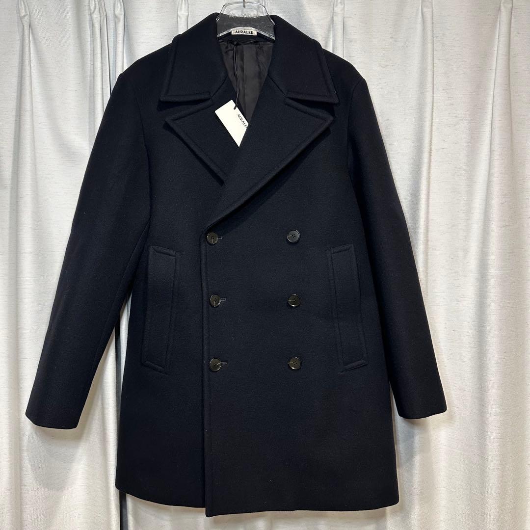 ジャケット・アウター AURALEE 24aw SPONGE WOOL MELTON P-COAT