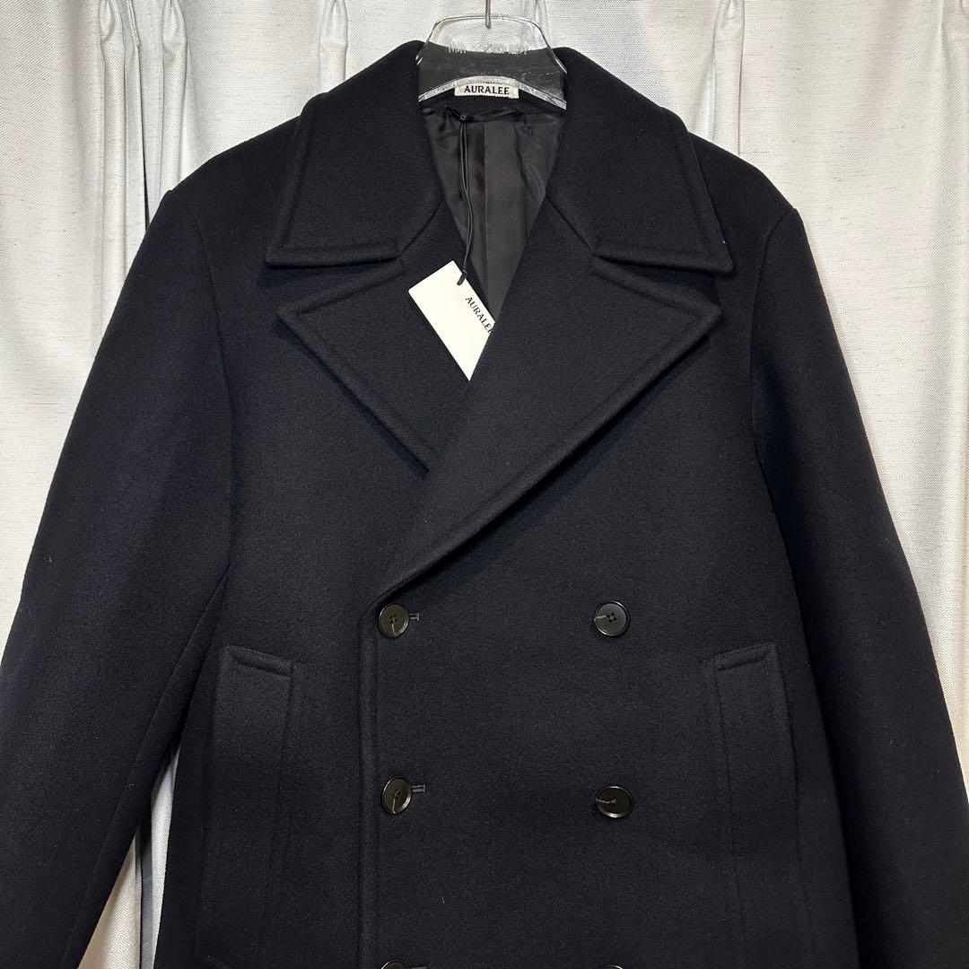 ジャケット・アウター AURALEE 24aw SPONGE WOOL MELTON P-COAT