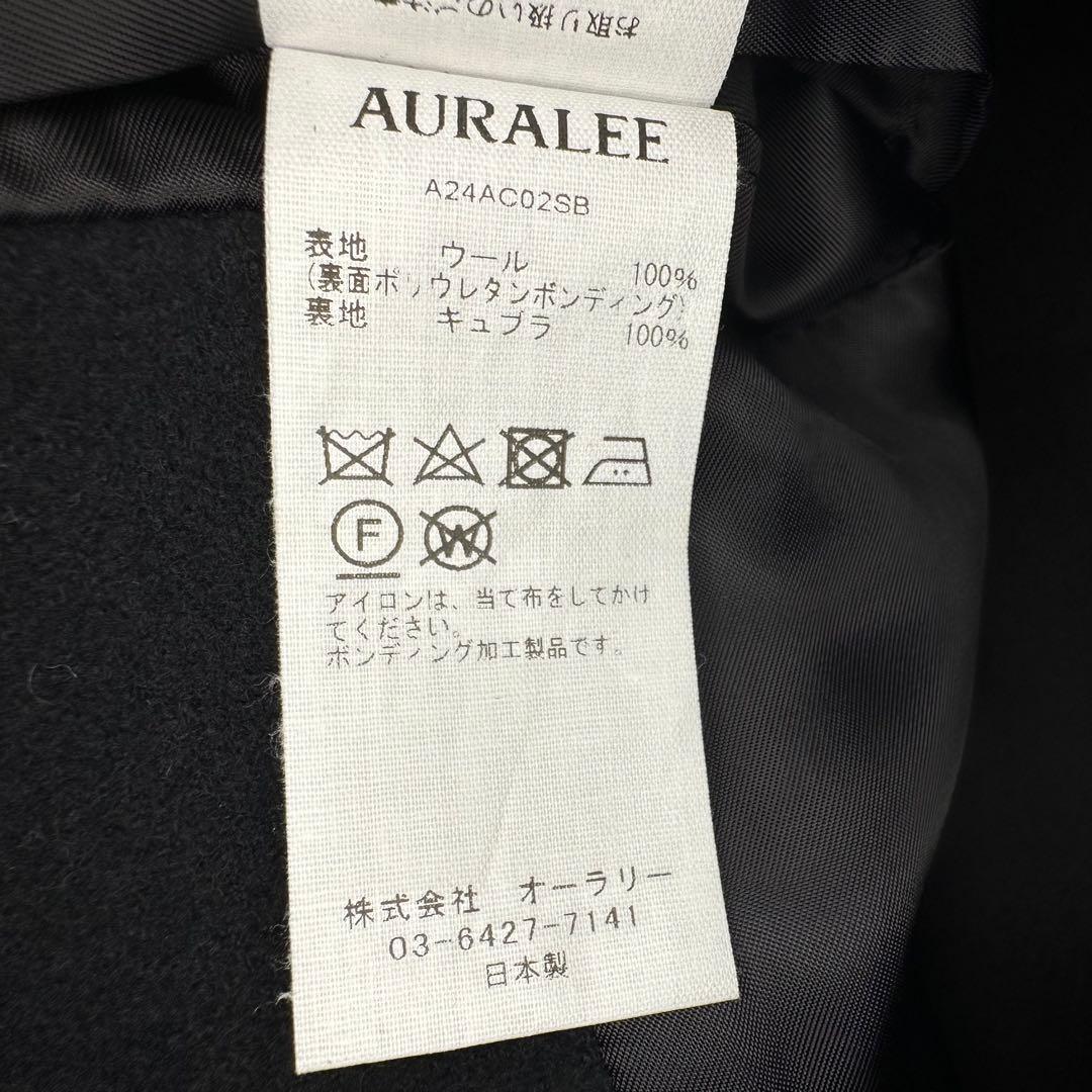 ジャケット・アウター AURALEE 24aw SPONGE WOOL MELTON P-COAT