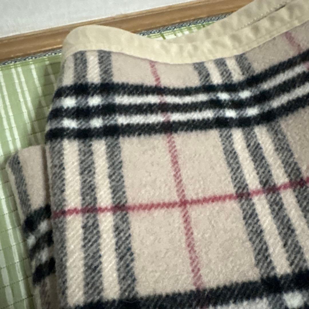 BURBERRY バーバリー　毛布　ノバチェック柄　ウール 100% 防寒　2枚