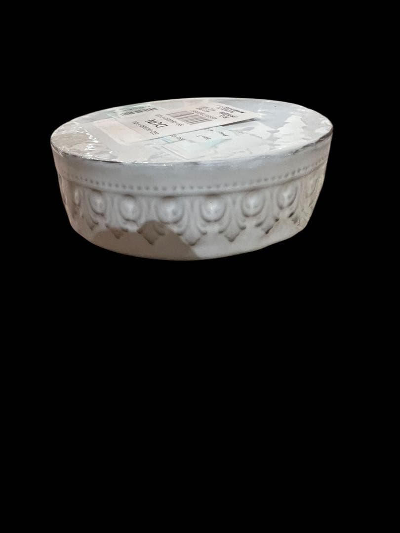 マチルダキャロン　アスティエドビラット　白い陶器の装飾ボウル 中型