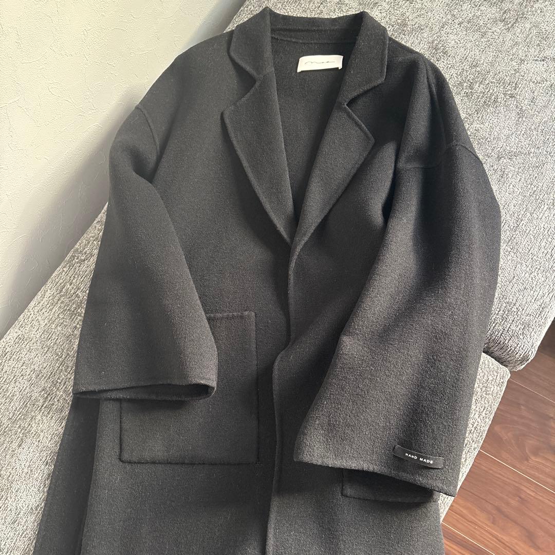 na.e ナエ スタンダードコート standard coat ウールコート 黒