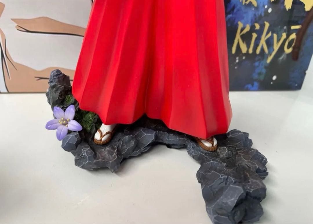 海外版 犬夜叉桔梗ガレージキッド完成品 フィギュア中古品全高約21cm