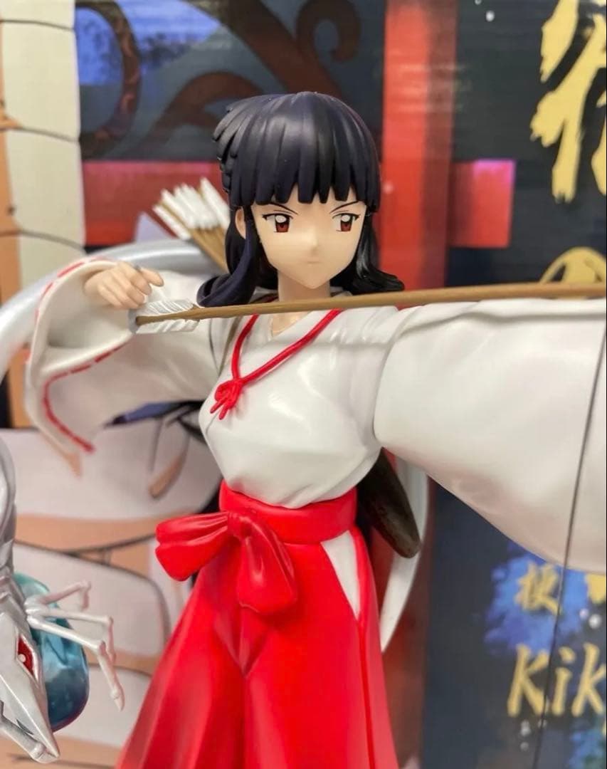 海外版 犬夜叉桔梗ガレージキッド完成品 フィギュア中古品全高約21cm