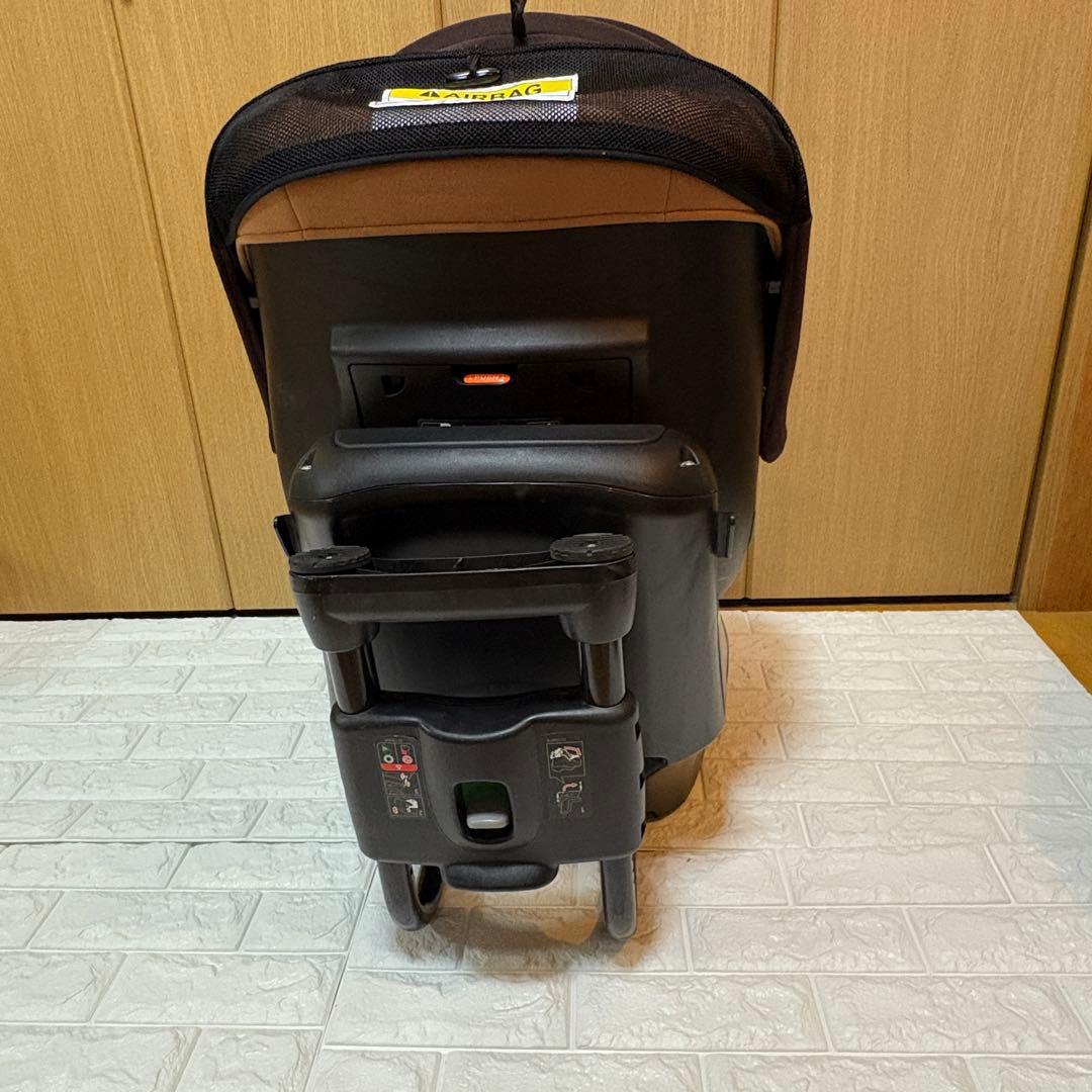 【美品】エールベベ クルットNT2 チャイルドシート　シナモンブラウン