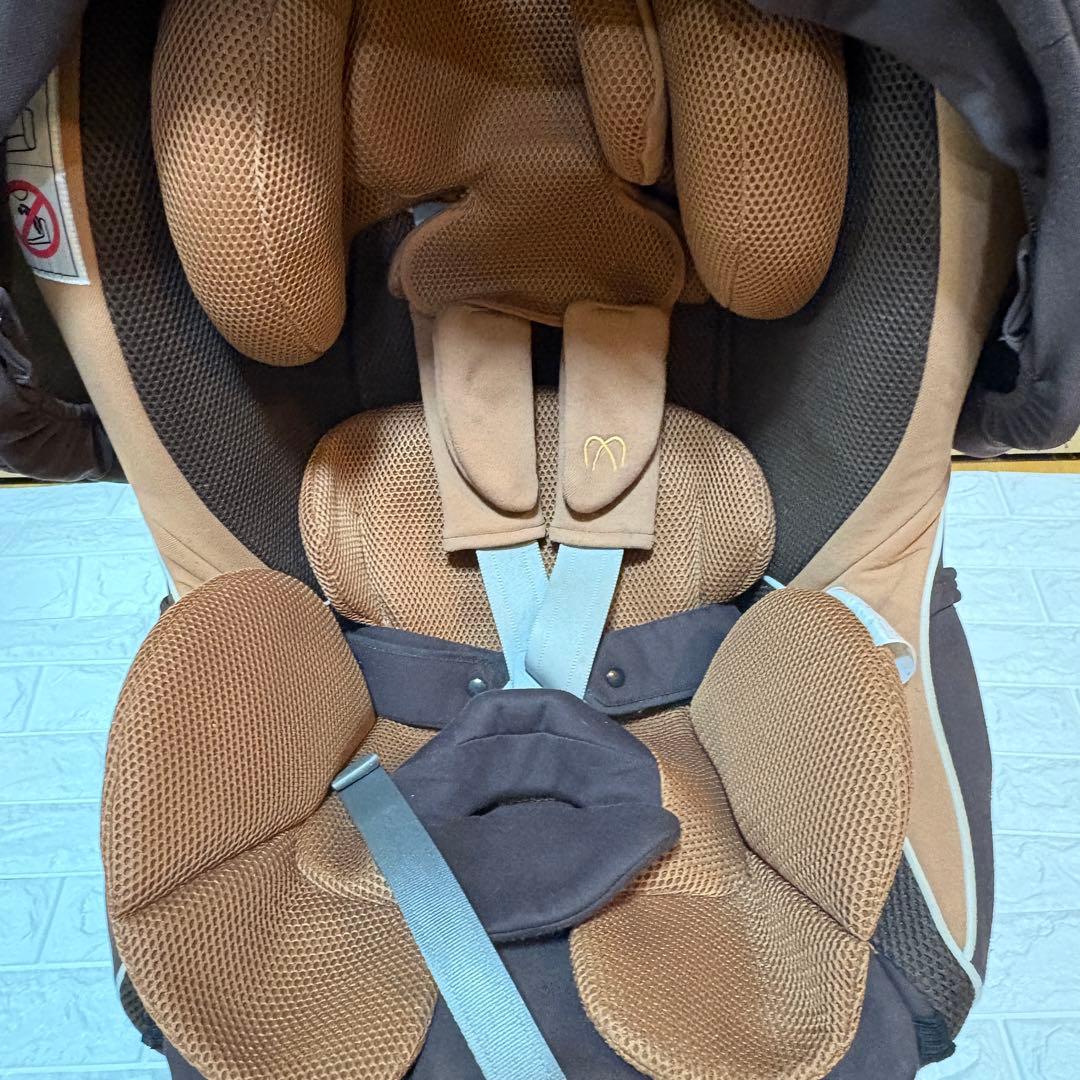 【美品】エールベベ クルットNT2 チャイルドシート　シナモンブラウン