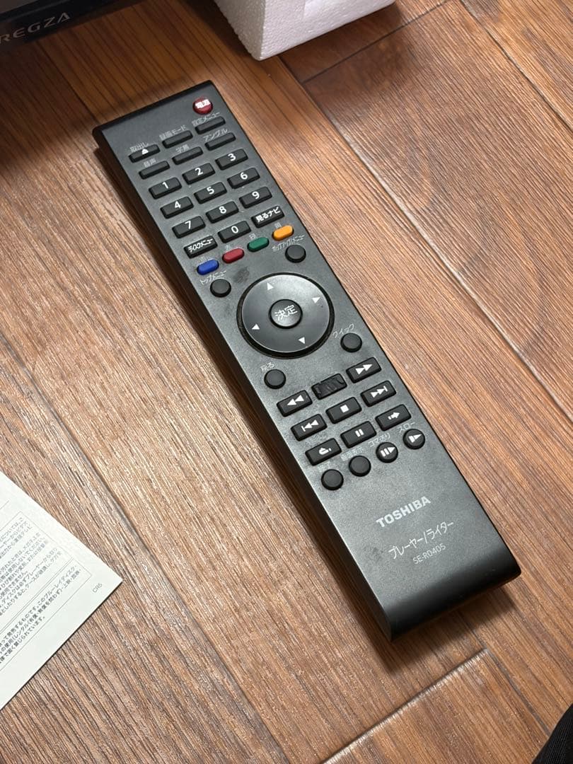 TOSHIBA REGZA ブルーレイディスクプレイヤーDBP-R500 箱付き