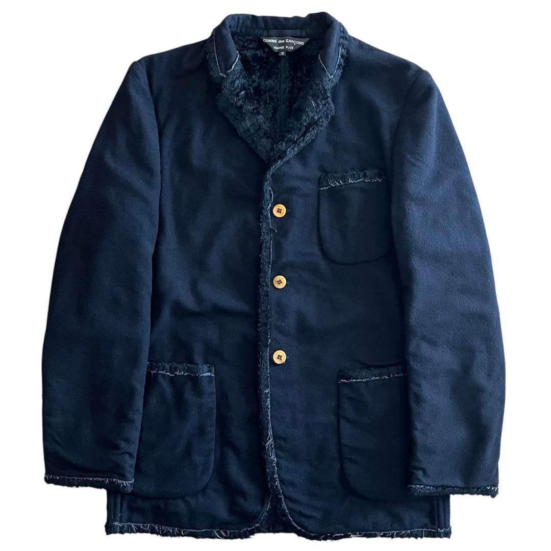 買*症様 02aw ギャルソン オム プリュス ジャケット M ダークネイビー