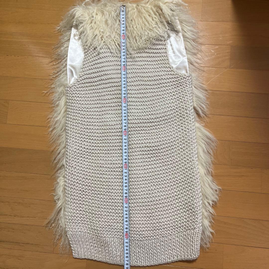 DOUBLE STANDARD CLOTHING チベットラム　　ファーベスト