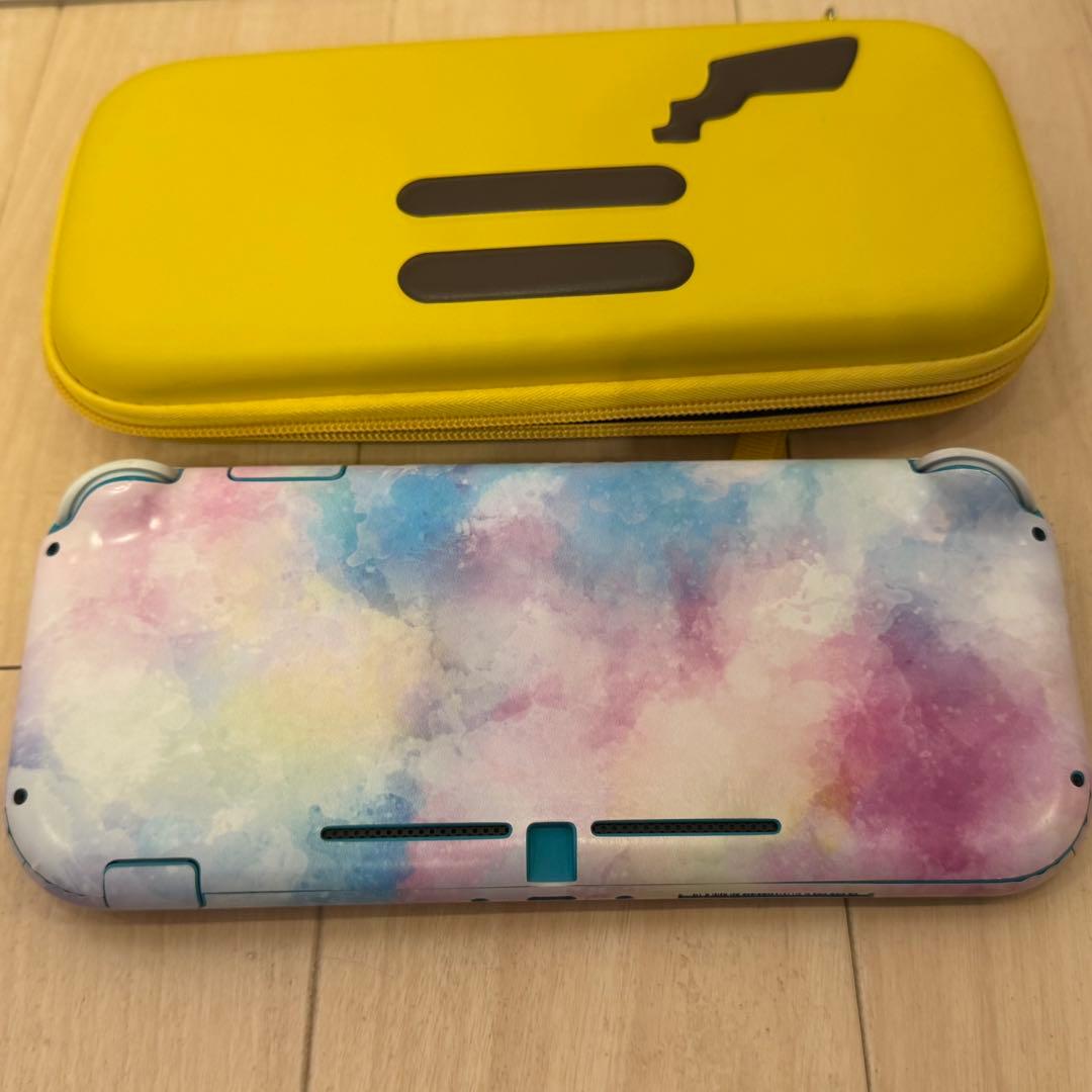 ジャンク　Nintendo Switch Lite 本体 ターコイズ　ケース付き