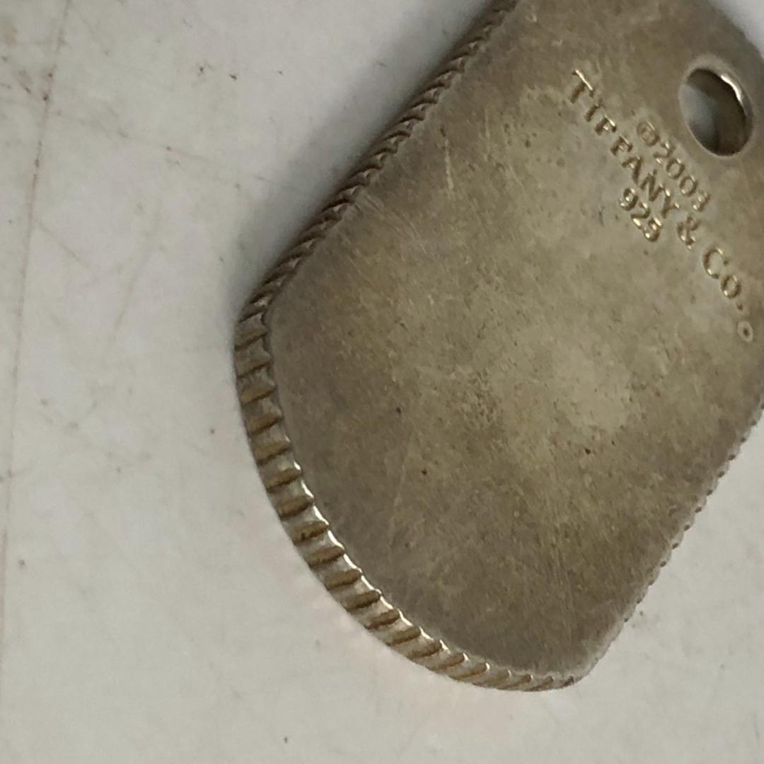 TIFFANY&Co. ティファニー ドックタグ ネックレス トップ レディース