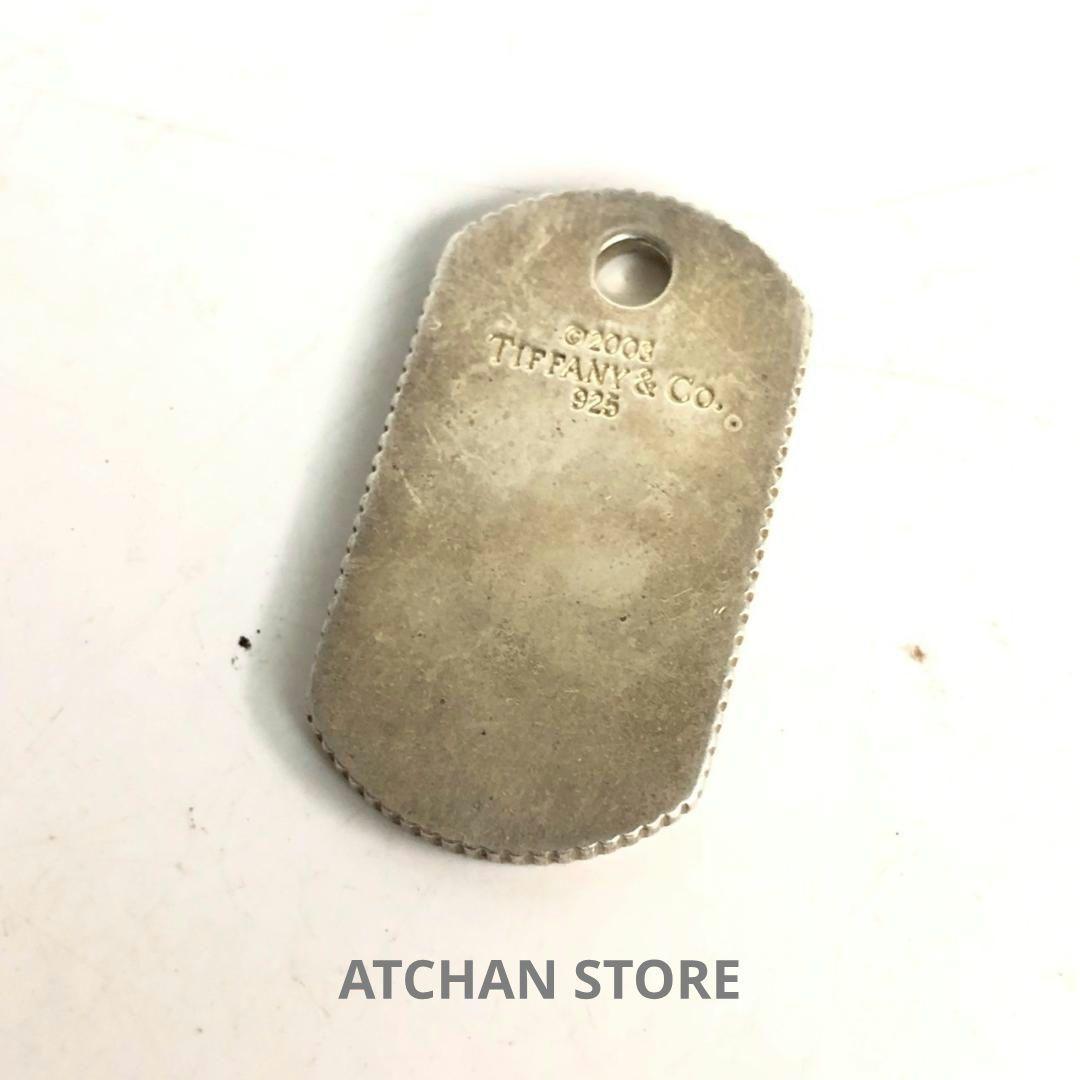 TIFFANY&Co. ティファニー ドックタグ ネックレス トップ レディース