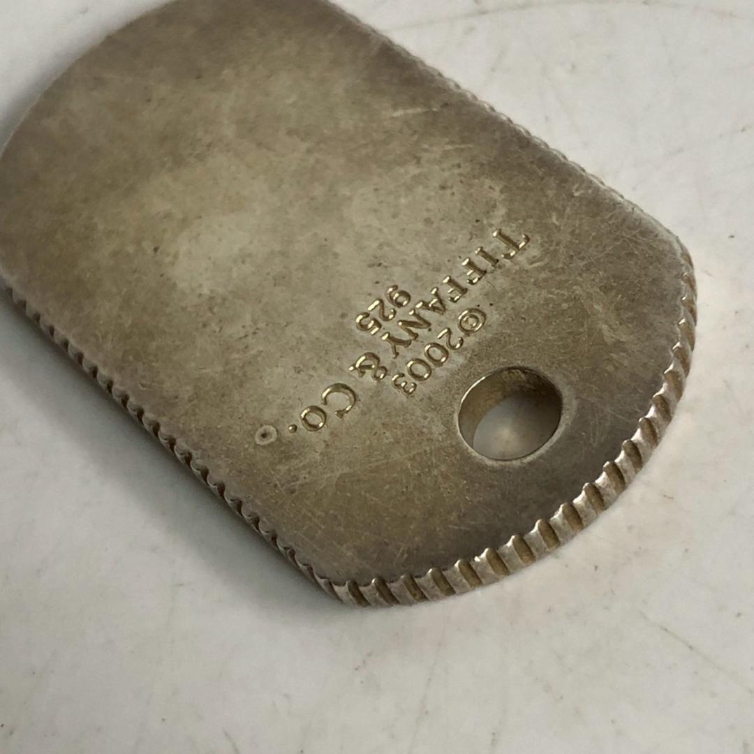 TIFFANY&Co. ティファニー ドックタグ ネックレス トップ レディース