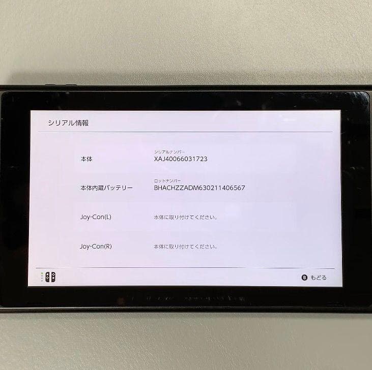 Nintendo Switch 本体のみ 動作品