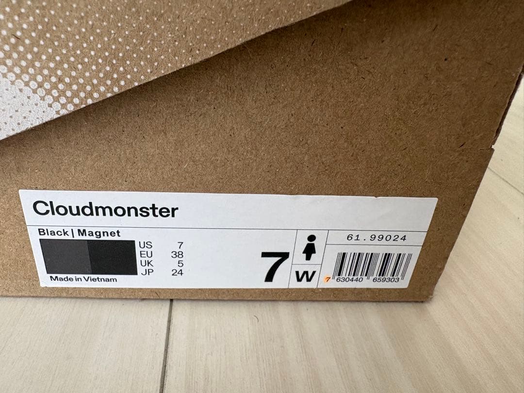 ON Cloudmonster ブラック