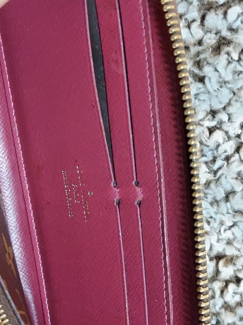 ルイヴィトン ポルトフォイユ クレマンス フューシャ モノグラム 長財布