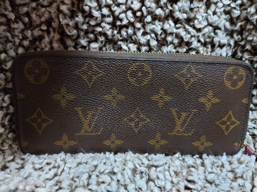 ルイヴィトン ポルトフォイユ クレマンス フューシャ モノグラム 長財布