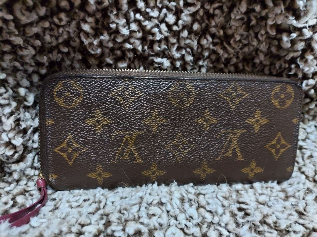 ルイヴィトン ポルトフォイユ クレマンス フューシャ モノグラム 長財布