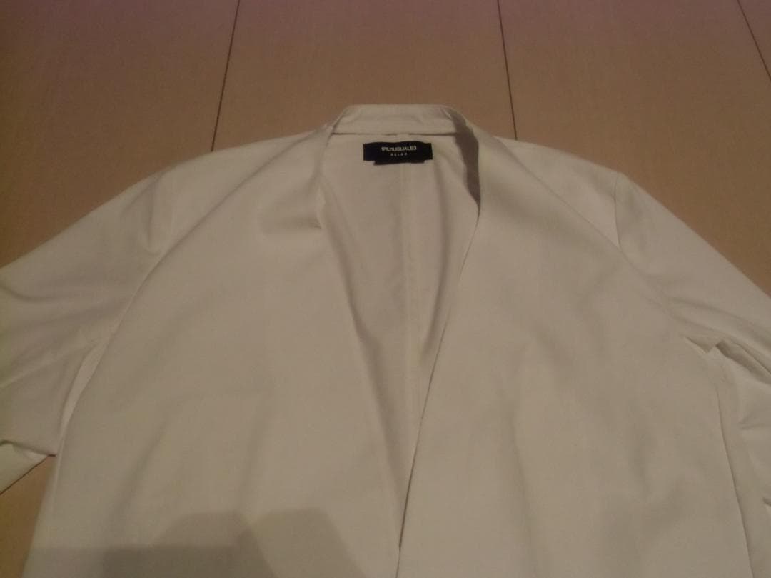 ★1PIU1UGUALE3 RELAX　パーテックス　ノーカラージャケット　ＸＬ