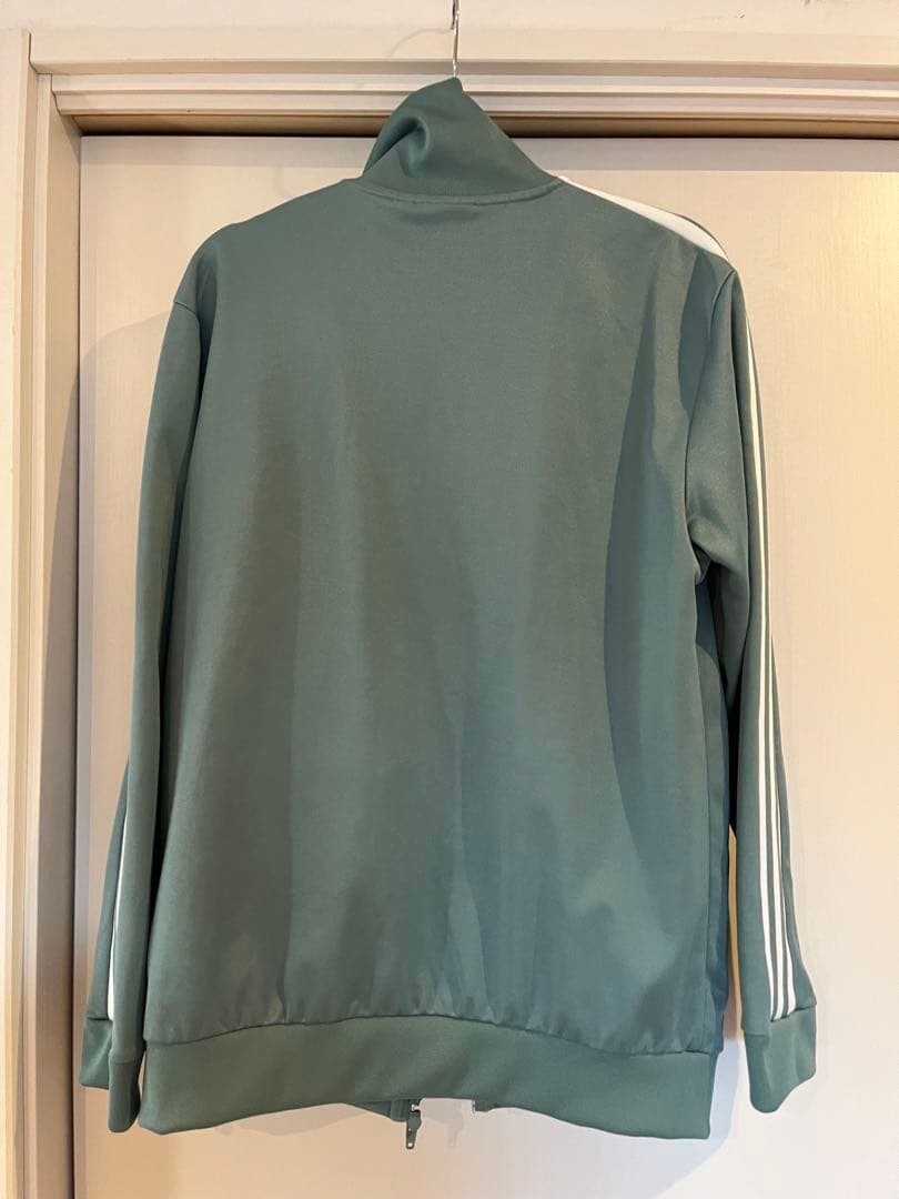 adidas originalsべッケンバウアー 上下　くすみグリーン L