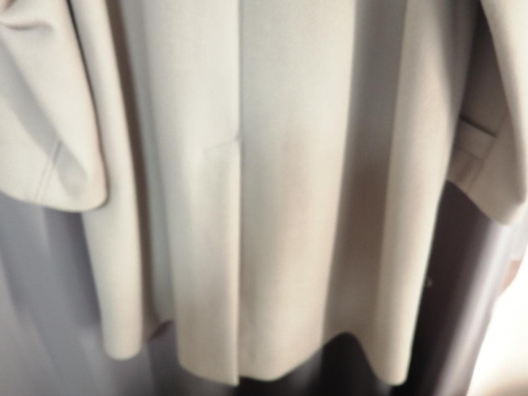 スーパー140’sウールメルトンオーバーサイズステンカラーコート