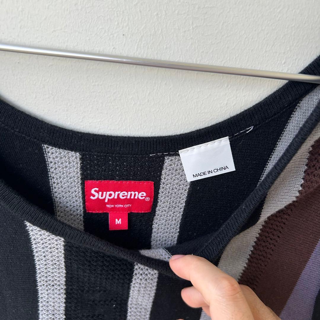 トップス Supreme Knit Stripe Tank Top 23SS