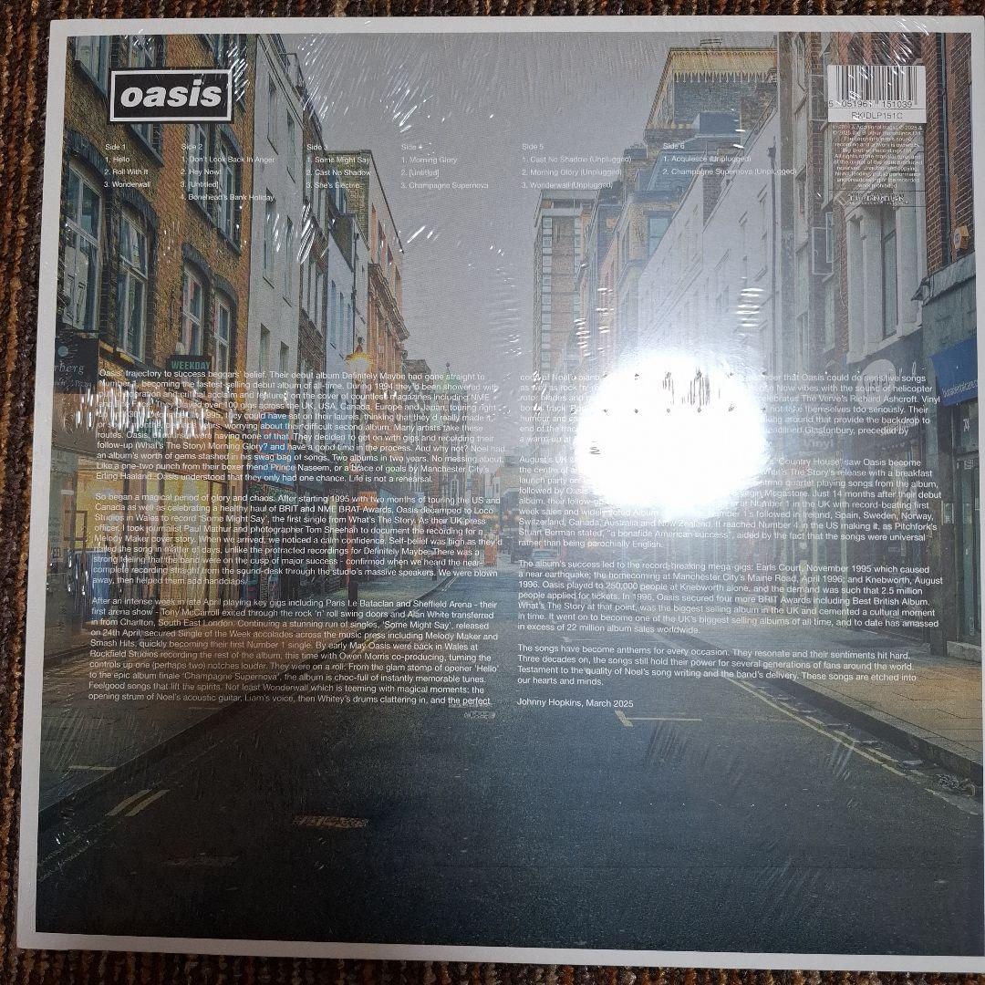 oasis『モーニング・グローリー』 30周年記念　アナログ3枚組 新品未開封