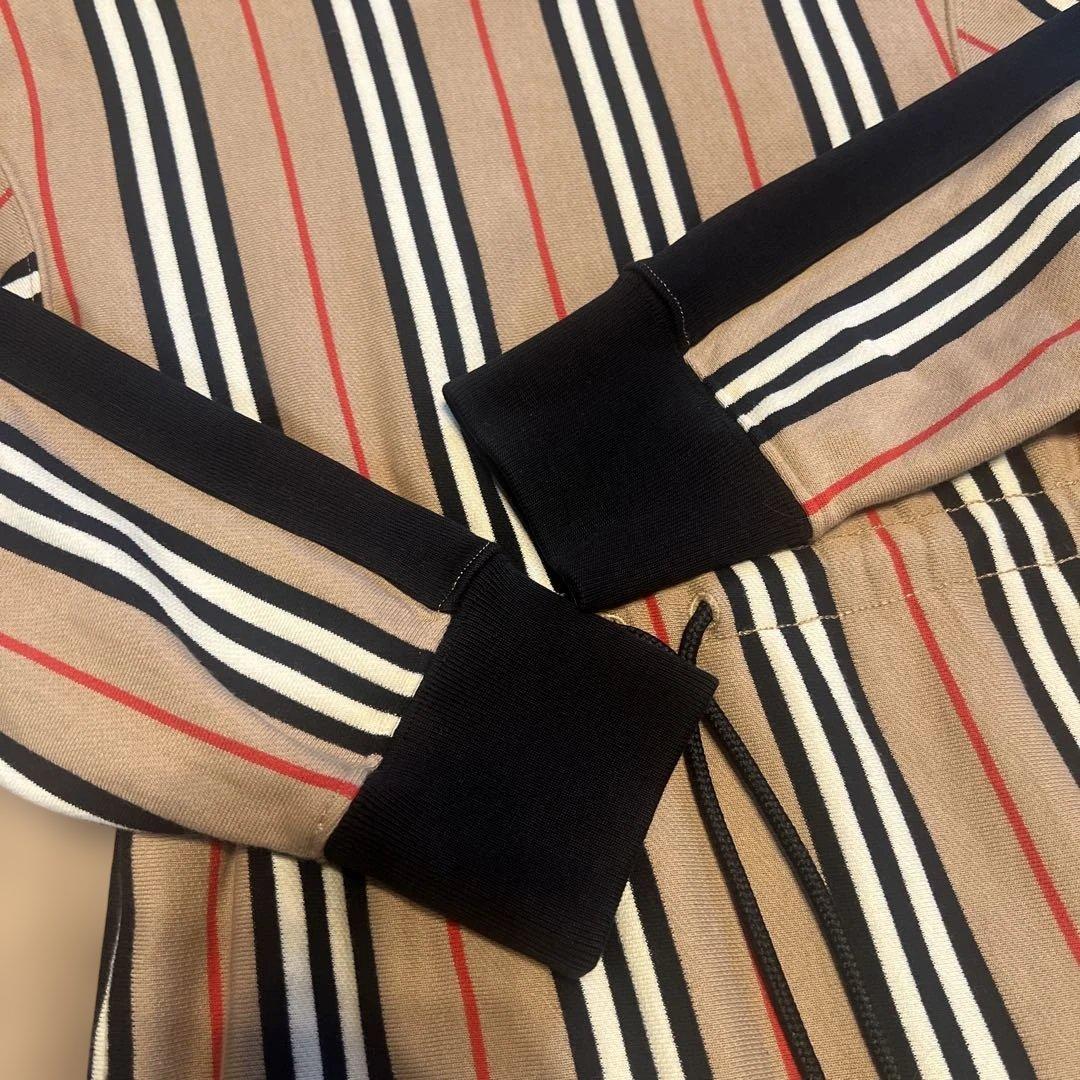 BURBERRY ストライプ長袖ワンピース 8Y 128cm