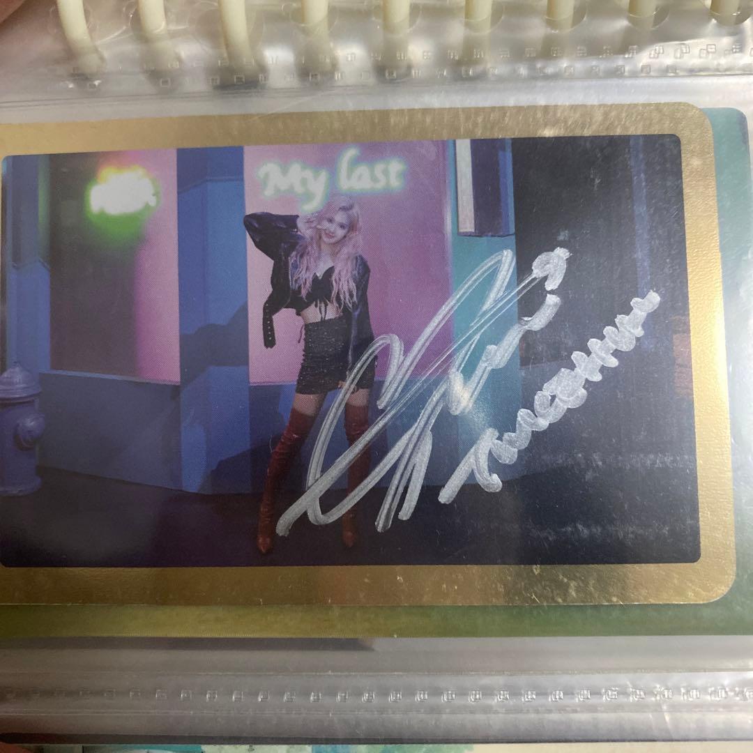 TWICE サナ　サイン　直筆　トレカ