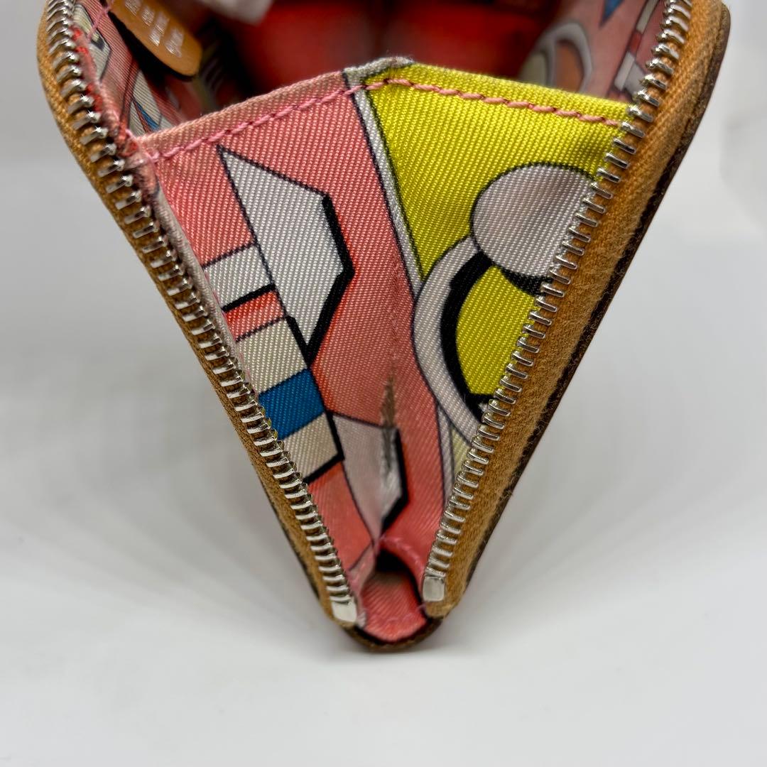 【エルメス】HERMES シルクイン ケース 小銭入れ レザー ブラウン