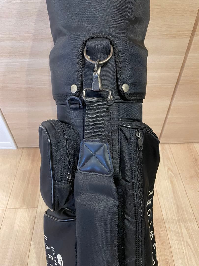 【美品】バーニーズニューヨーク　ブラック キャディバッグ　ブラック