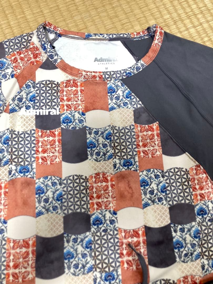 【新品】Admiral テニスウェア 上下セット M　グレー/マルチカラー