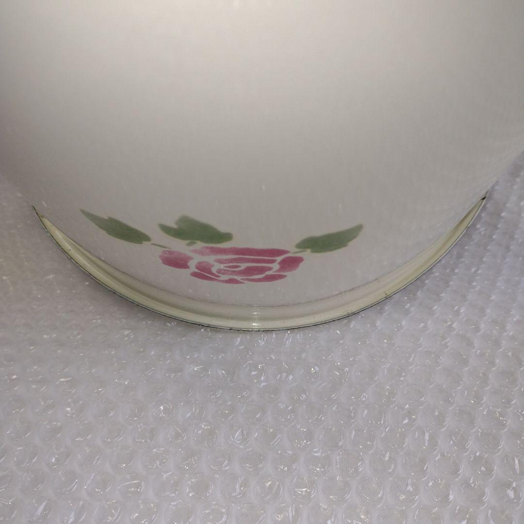 マニー　マニーローズ　ライス缶　ホーロー