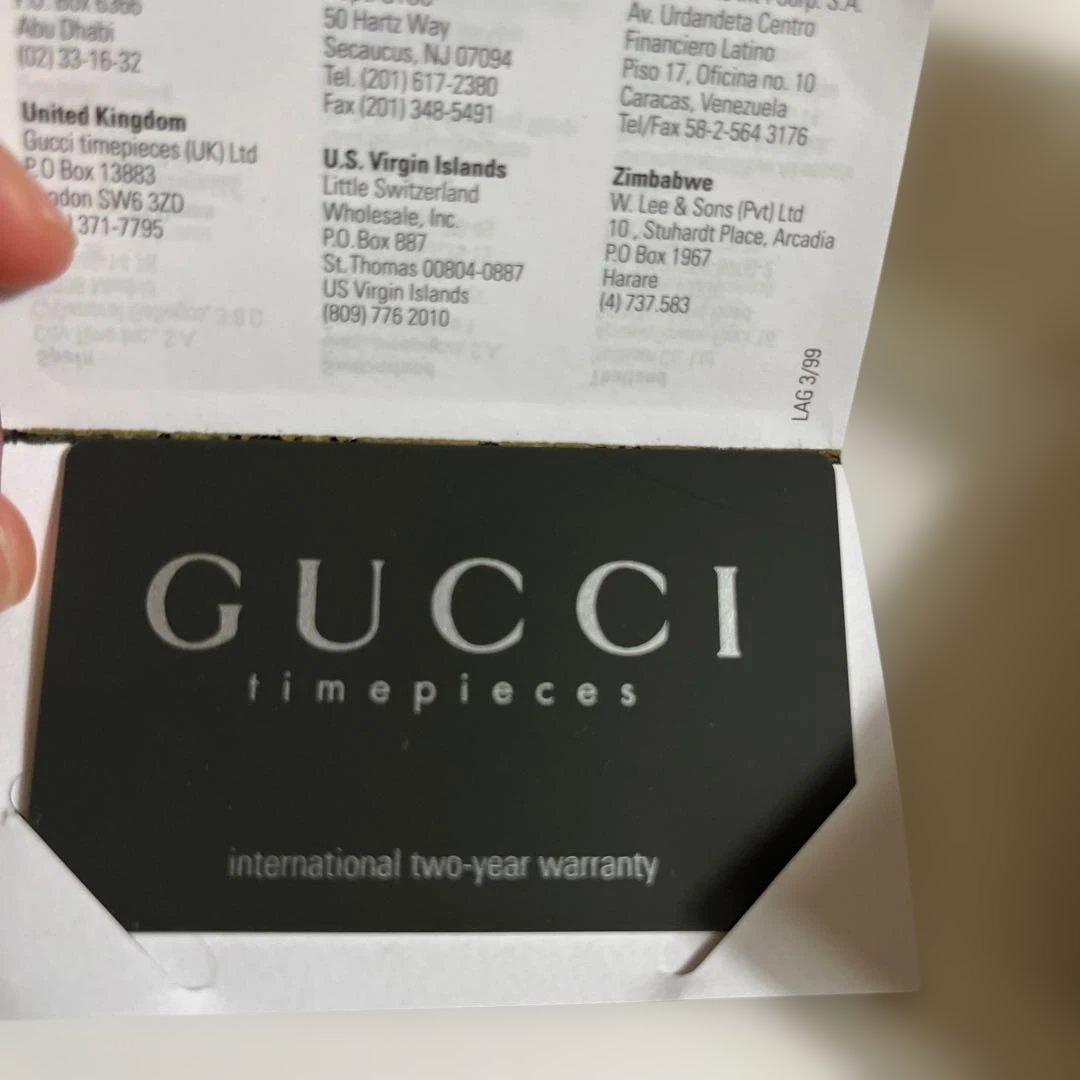 GUCCI 腕時計 1500L シルバー 2000年購入品