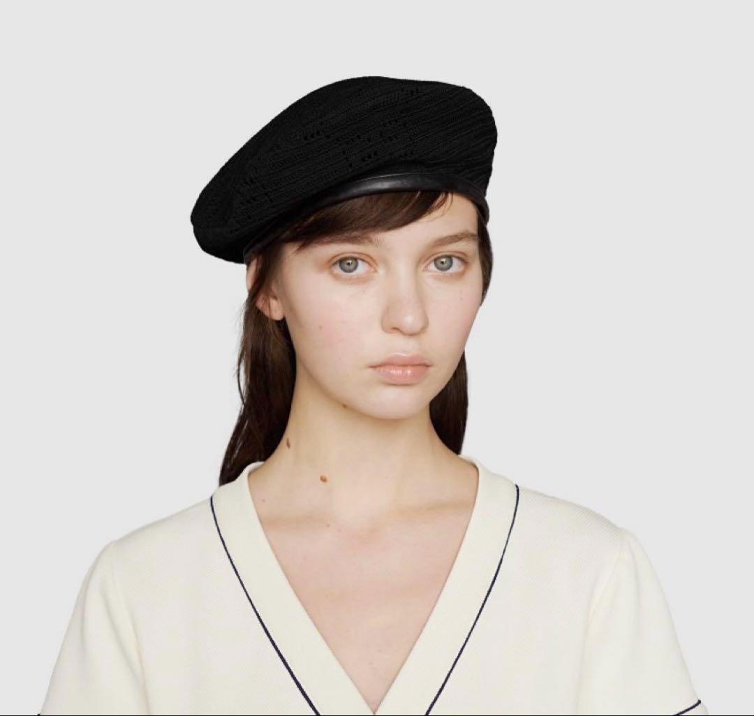 Gucci GGクロシェ ベレーハット