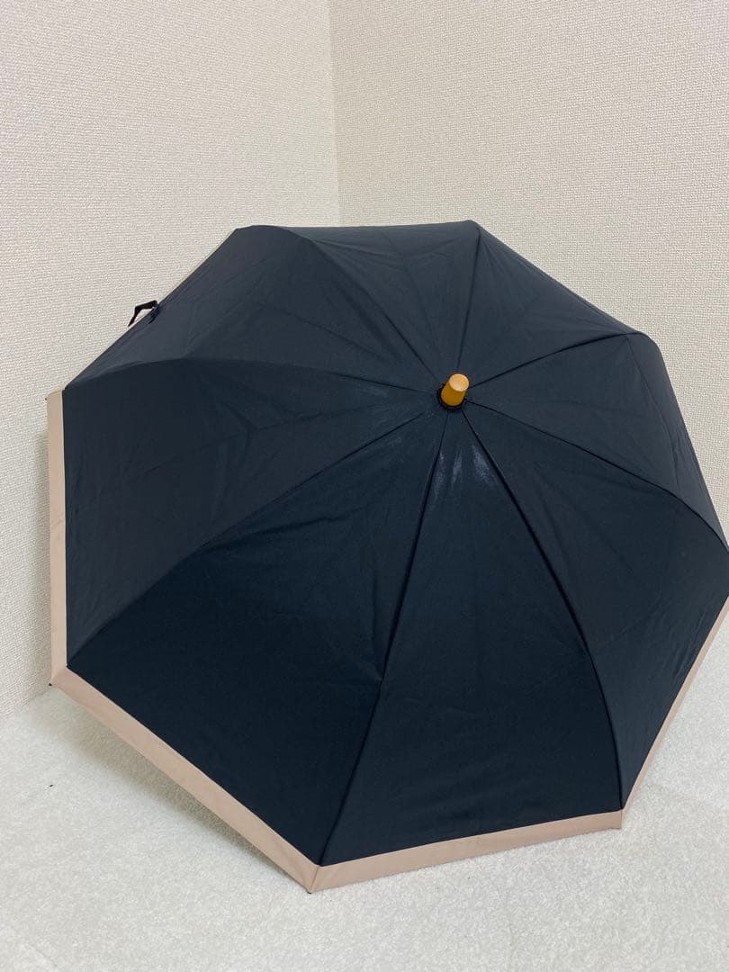 【美品】SUN BARRIER100 2段折 折りたたみ日傘 コンビ