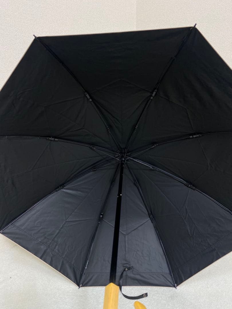 【美品】SUN BARRIER100 2段折 折りたたみ日傘 コンビ