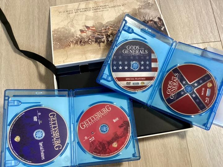 ゴッド&ジェネラル/伝説の猛将　ブルーレイ　DVD シリアルナンバー入り　英語