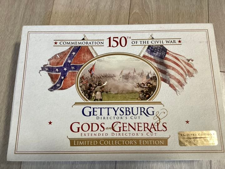 ゴッド&ジェネラル/伝説の猛将　ブルーレイ　DVD シリアルナンバー入り　英語
