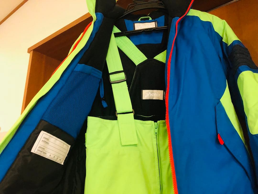 phoenx 子ども用スキーウェア 青/緑