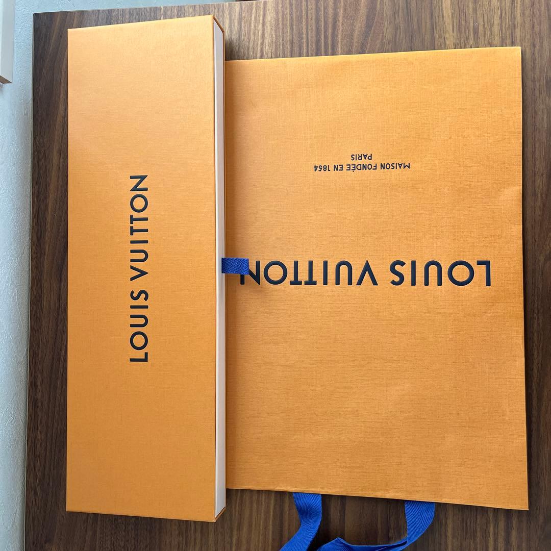 LOUIS VUITTON ネクタイ ネイビー ストライプ